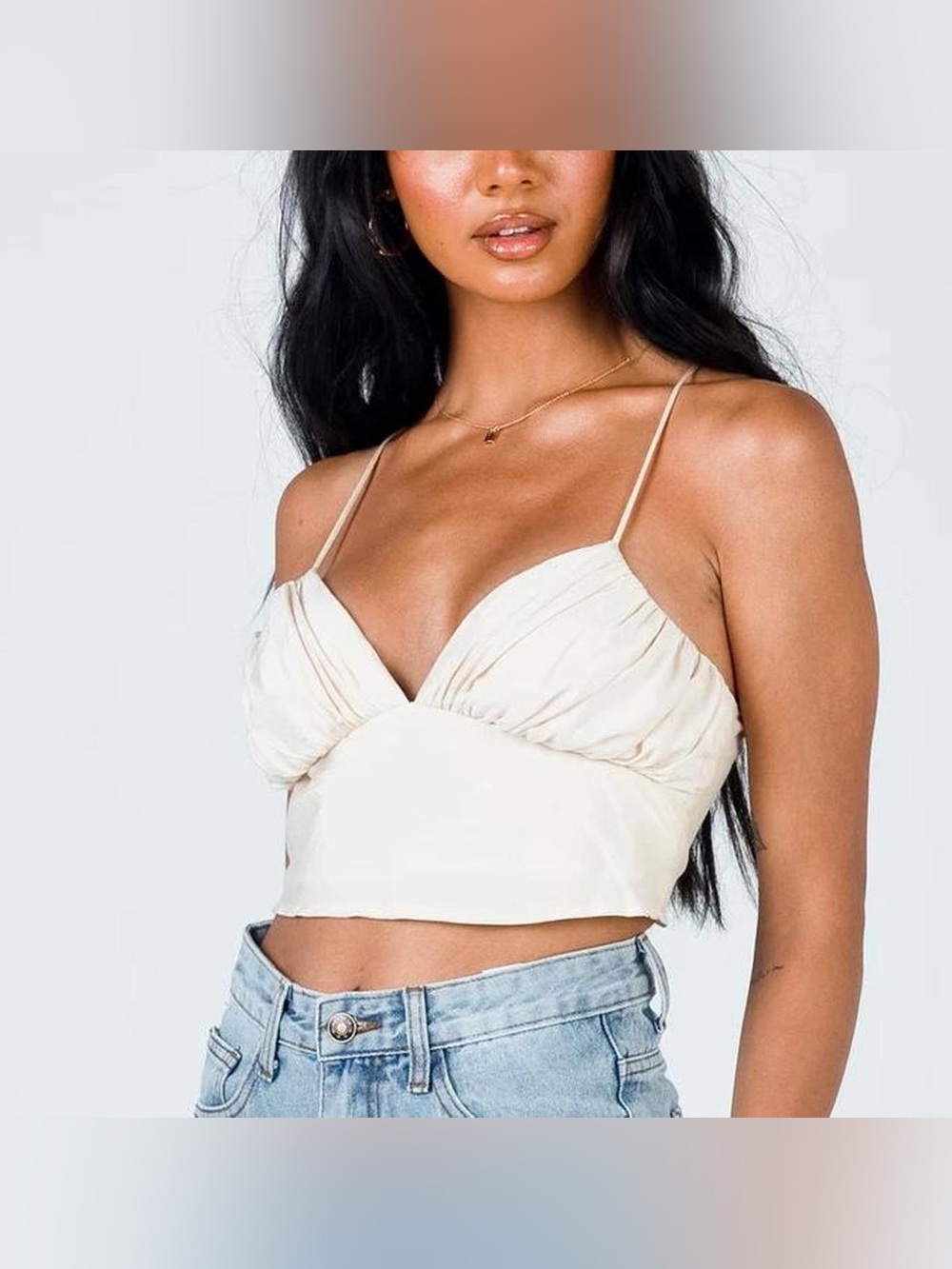 Princess Polly Jessa Tank - Ivory/Cream - 4